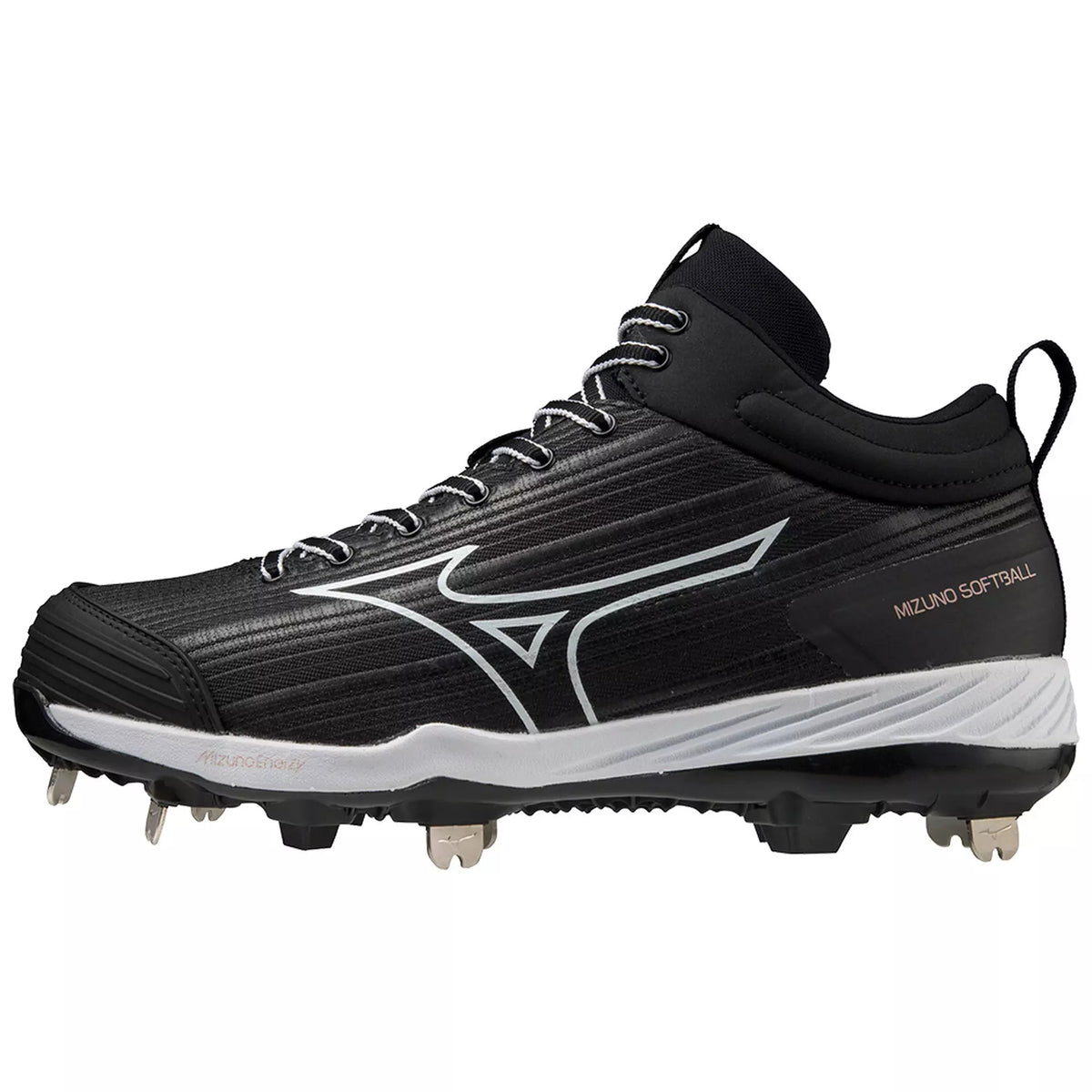 Mizuno Women's Sweep 6 Mid Metal Fastpitch Softball Cleat