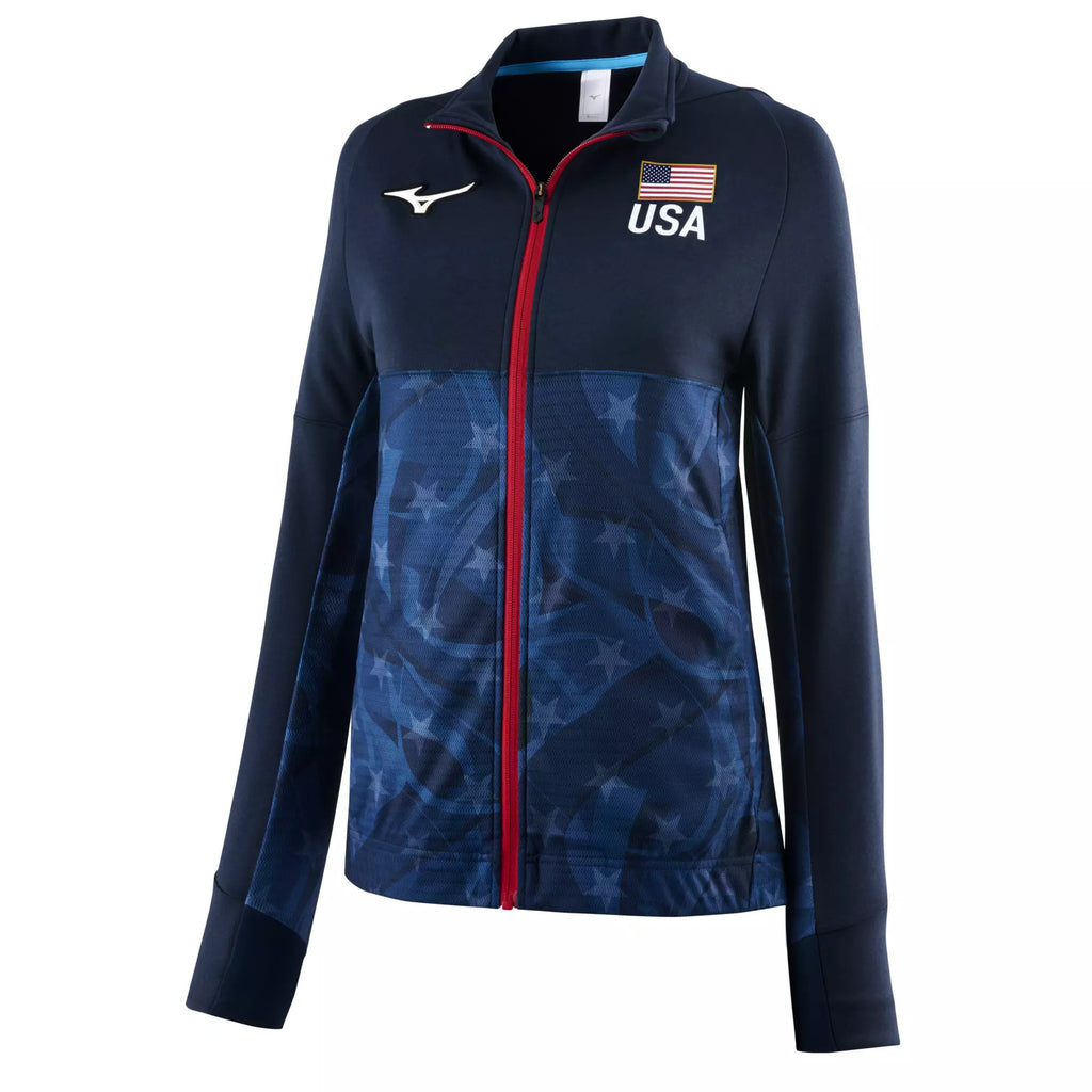 Mizuno Women's USA Athlete Hybrid Jacket