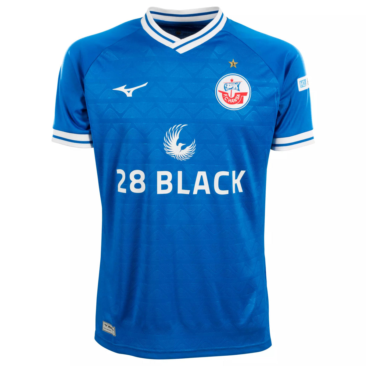 Mizuno Men's Hansa Rostock Replica Home Jersey, 24/25