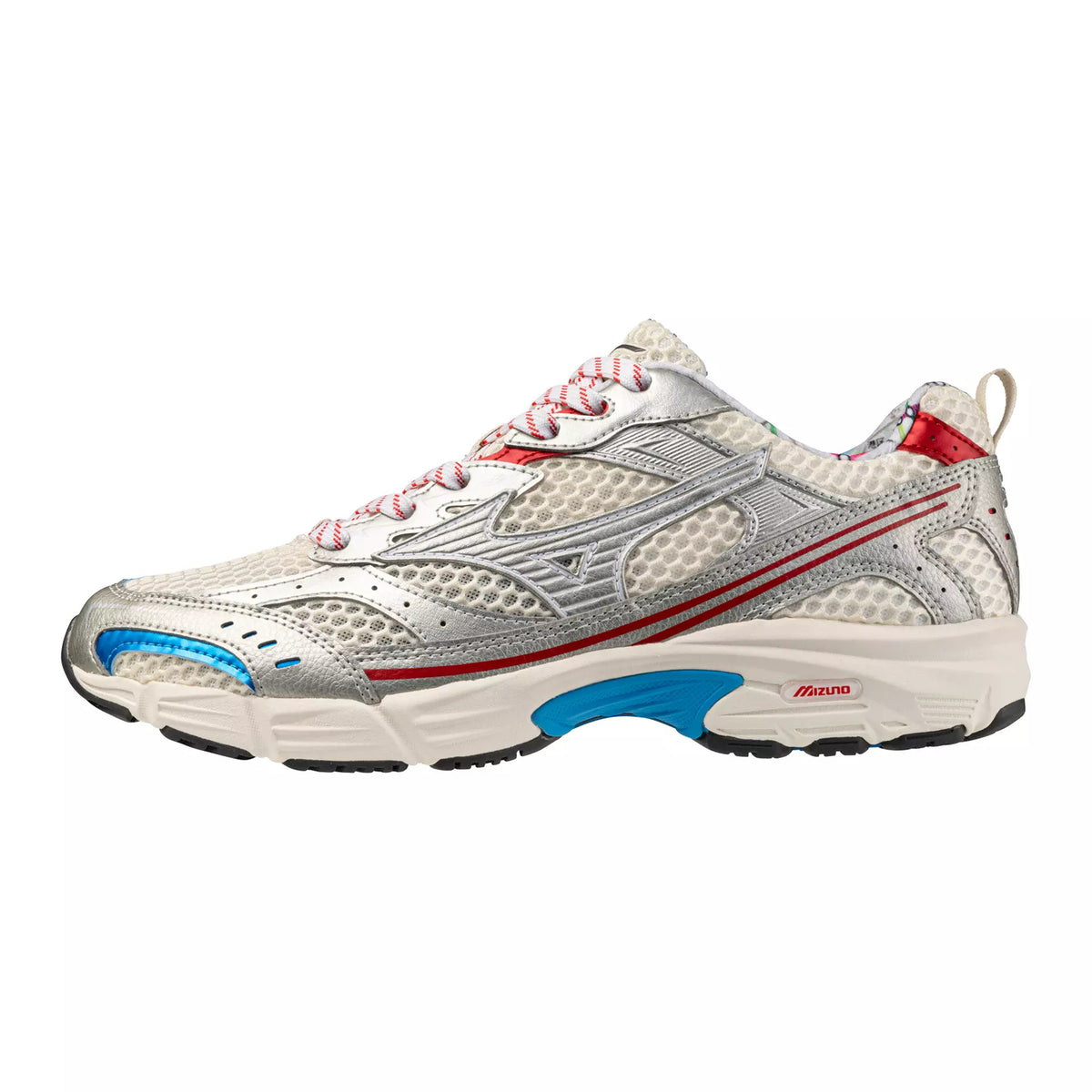 Mizuno Unisex MXR Sportstyle Sneaker, Pristine/High Risk Red Running Shoes