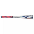 Mizuno HOT METAL - Big Barrel Tee Ball USA Baseball Bat (-12), Grey/Red