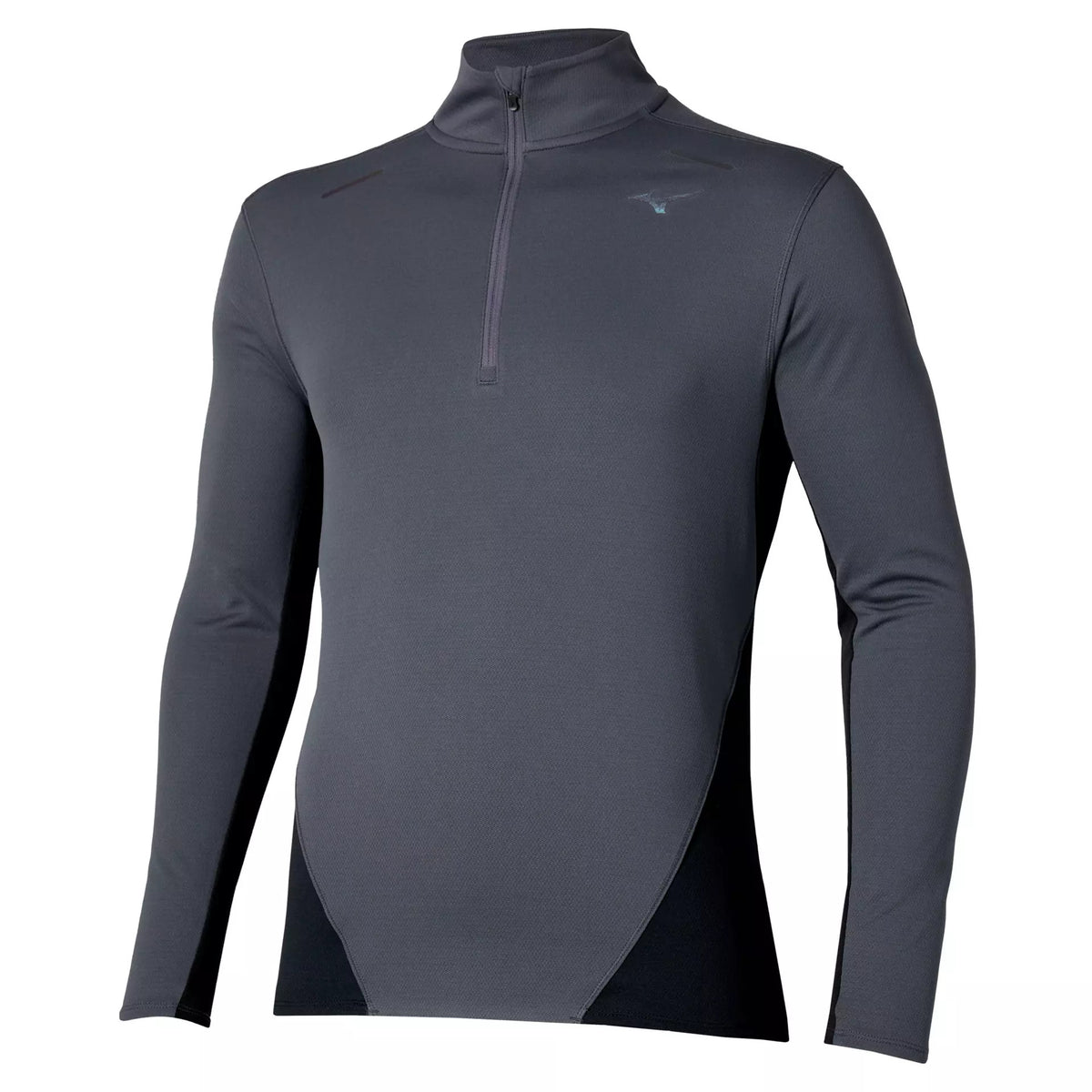 Mizuno Men's Tech Thermal Charge Breath Thermo Half Zip Long Sleeve Tee