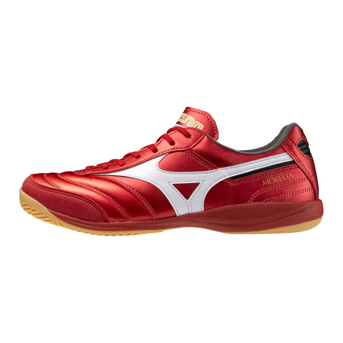 Mizuno Morelia Sala Elite Indoor Soccer Shoes, Red/White