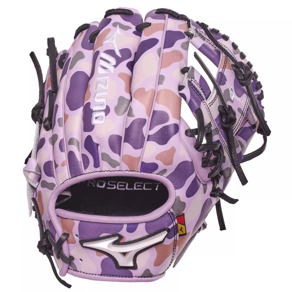 Mizuno Pro Select M-Print Lavender Duck Camo 11.5" Baseball Glove