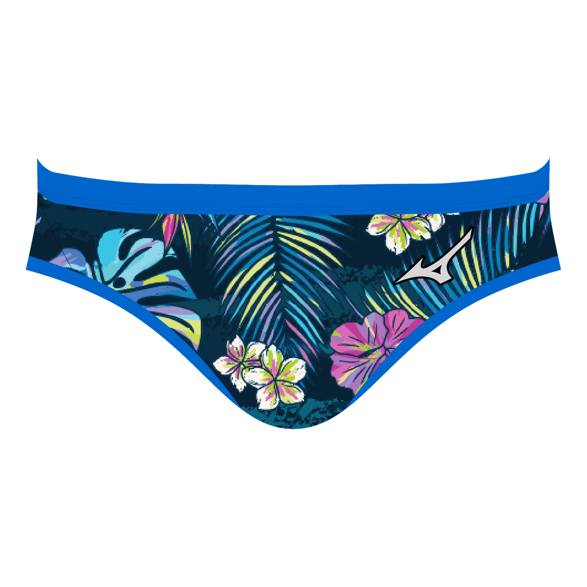 Mizuno Men's EXER Brief Swimsuit, Blue Mirage