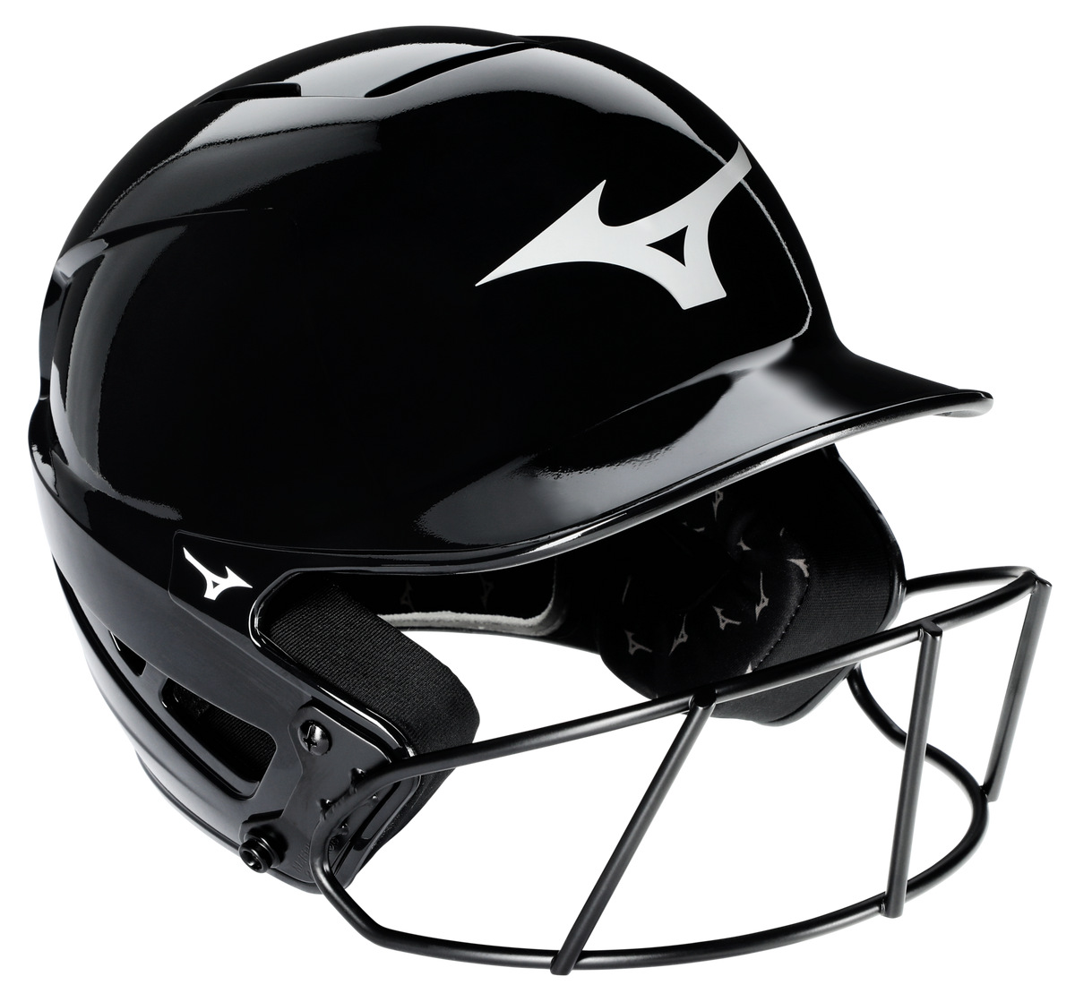Mizuno F6 Fastpitch Softball Batting Helmet - Gloss Finish