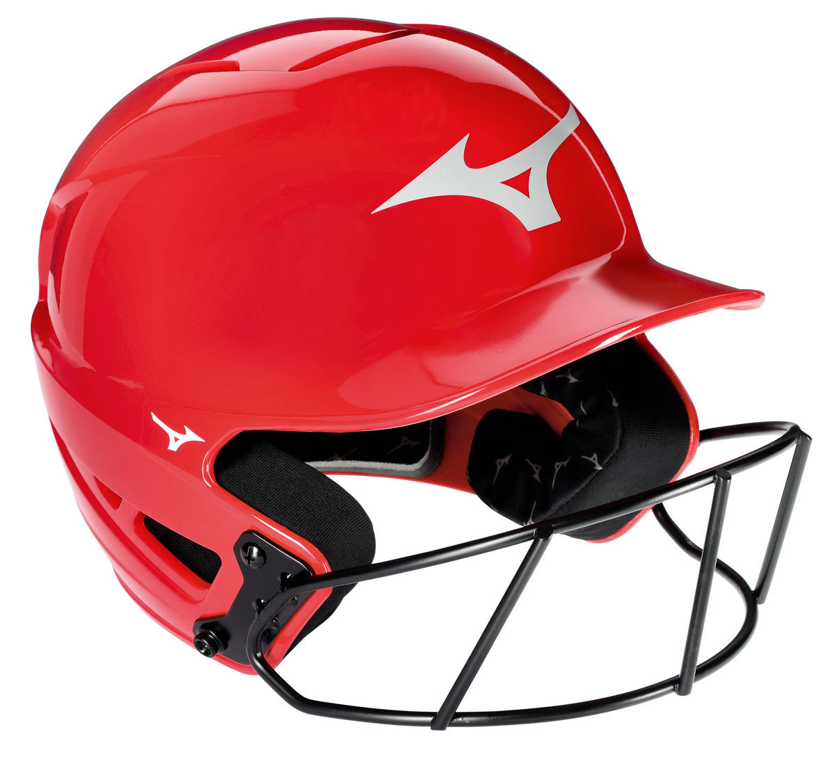 Mizuno F6 Fastpitch Softball Batting Helmet - Gloss Finish