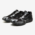 Mizuno Unisex Wave Rider 10 Sportstyle Sneaker, Black-Black Sand Running Shoes