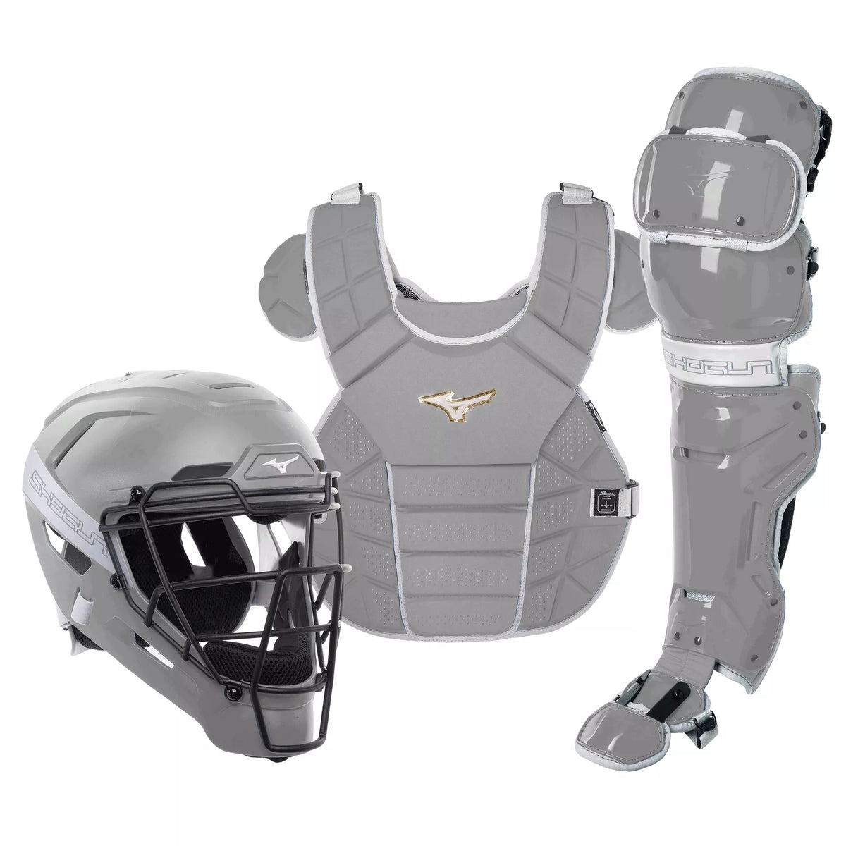 Mizuno SHOGUN Adult Baseball Catcher's Gear Set - SMALL