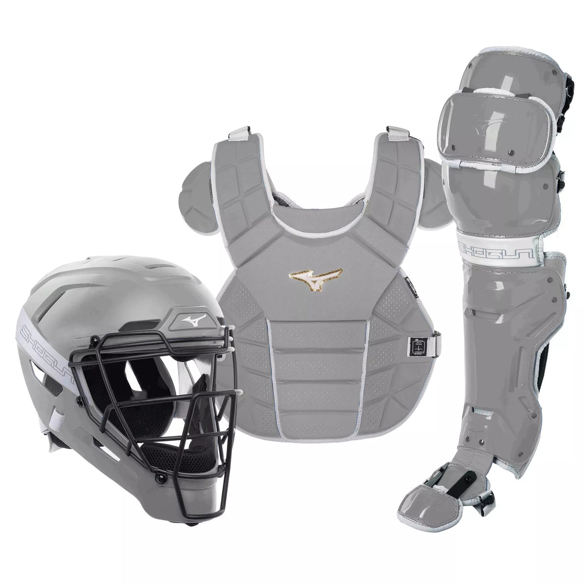 Mizuno SHOGUN Adult Baseball Catcher's Gear Set - MEDIUM