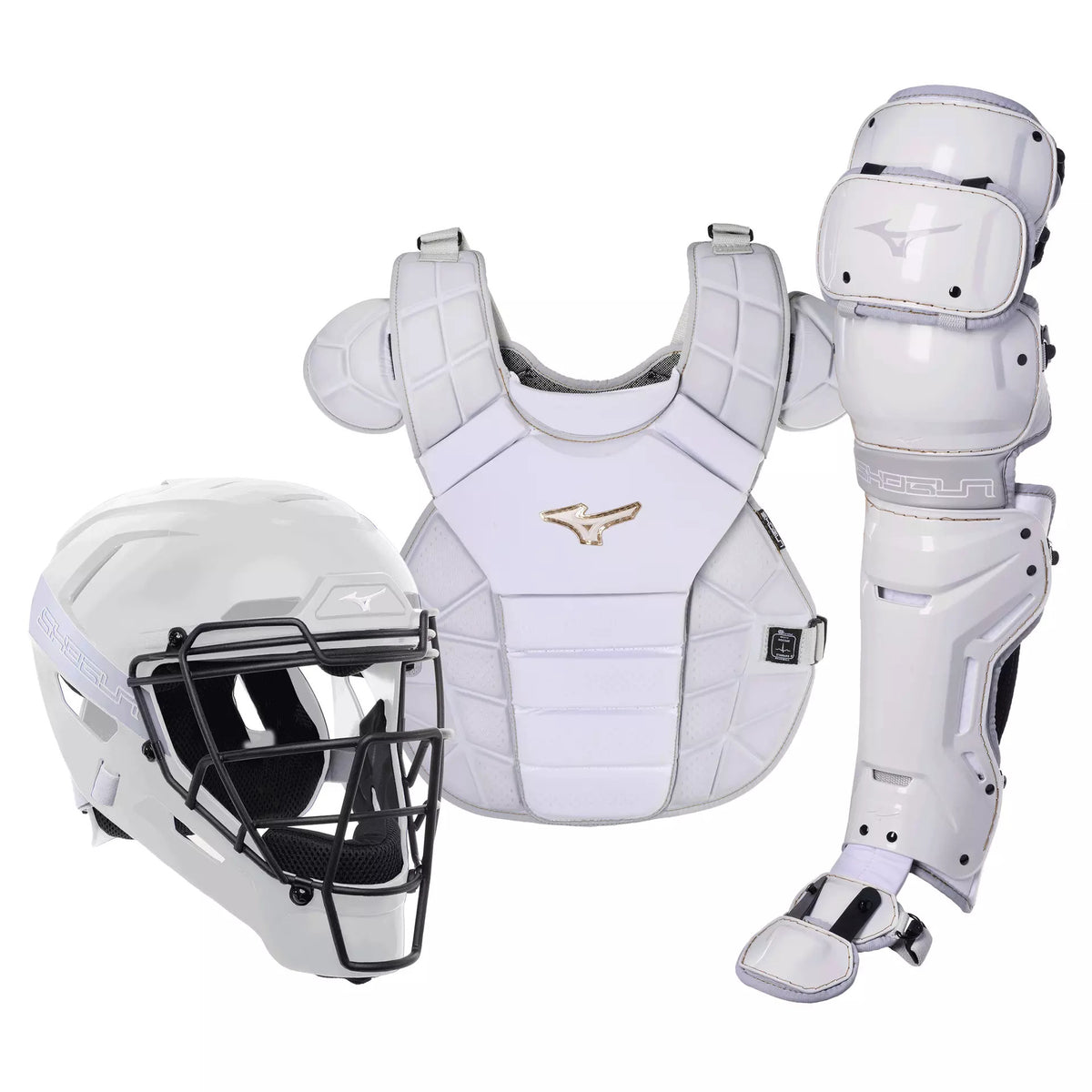Mizuno SHOGUN Adult Baseball Catcher's Gear Set - MEDIUM