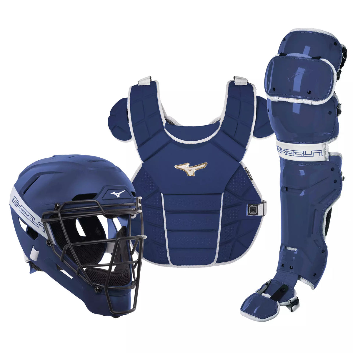 Mizuno SHOGUN Adult Baseball Catcher's Gear Set - MEDIUM