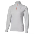 Mizuno Women's Tech Thermal Charge Breath Thermo Half Zip Long Sleeve Tee