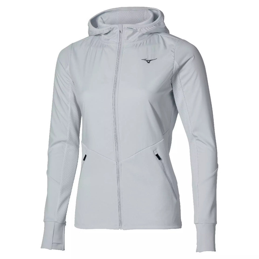 Mizuno Women's Warmalite Hybrid Full Zip Hooded Long Sleeve