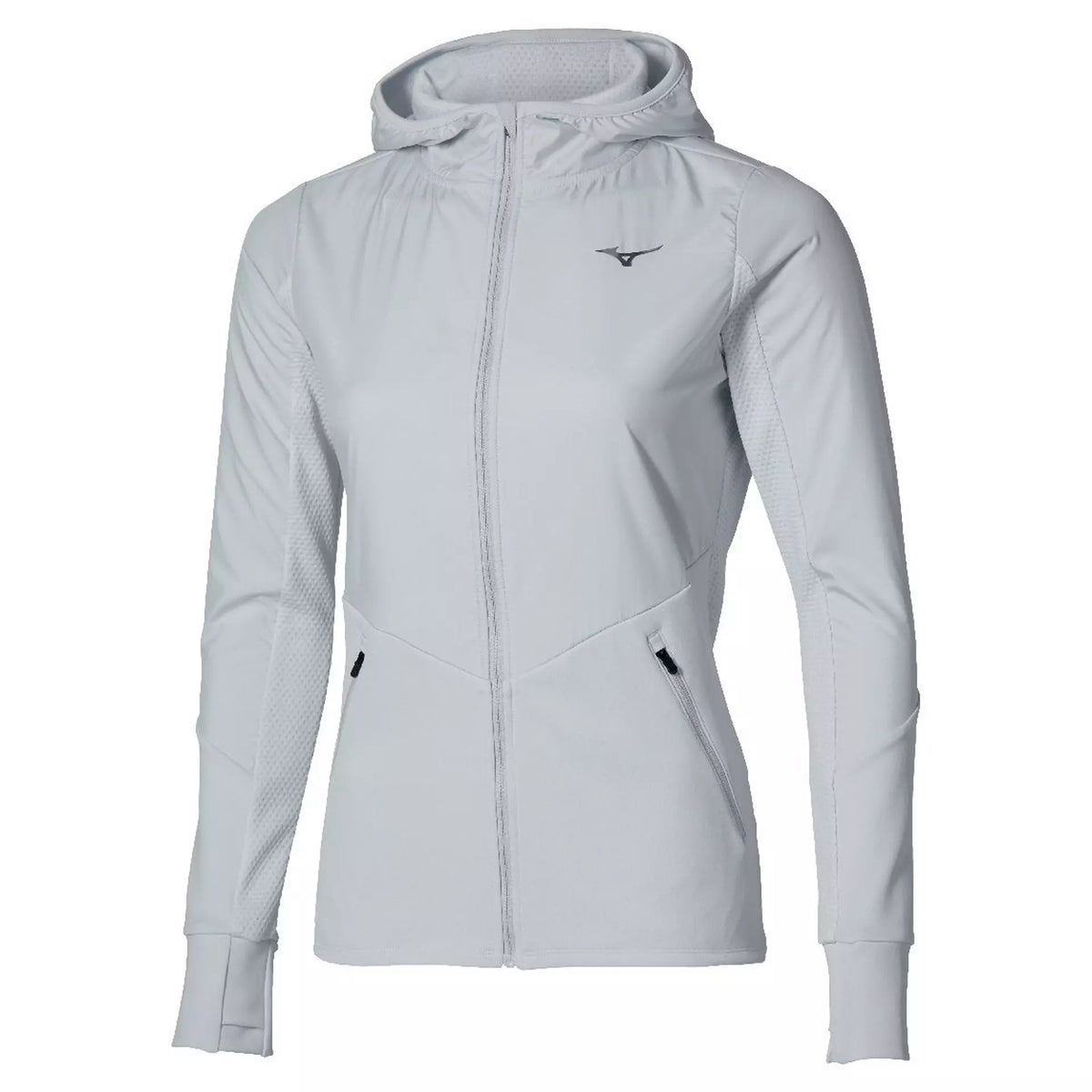 Mizuno Women's Warmalite Hybrid Full Zip Hooded Long Sleeve