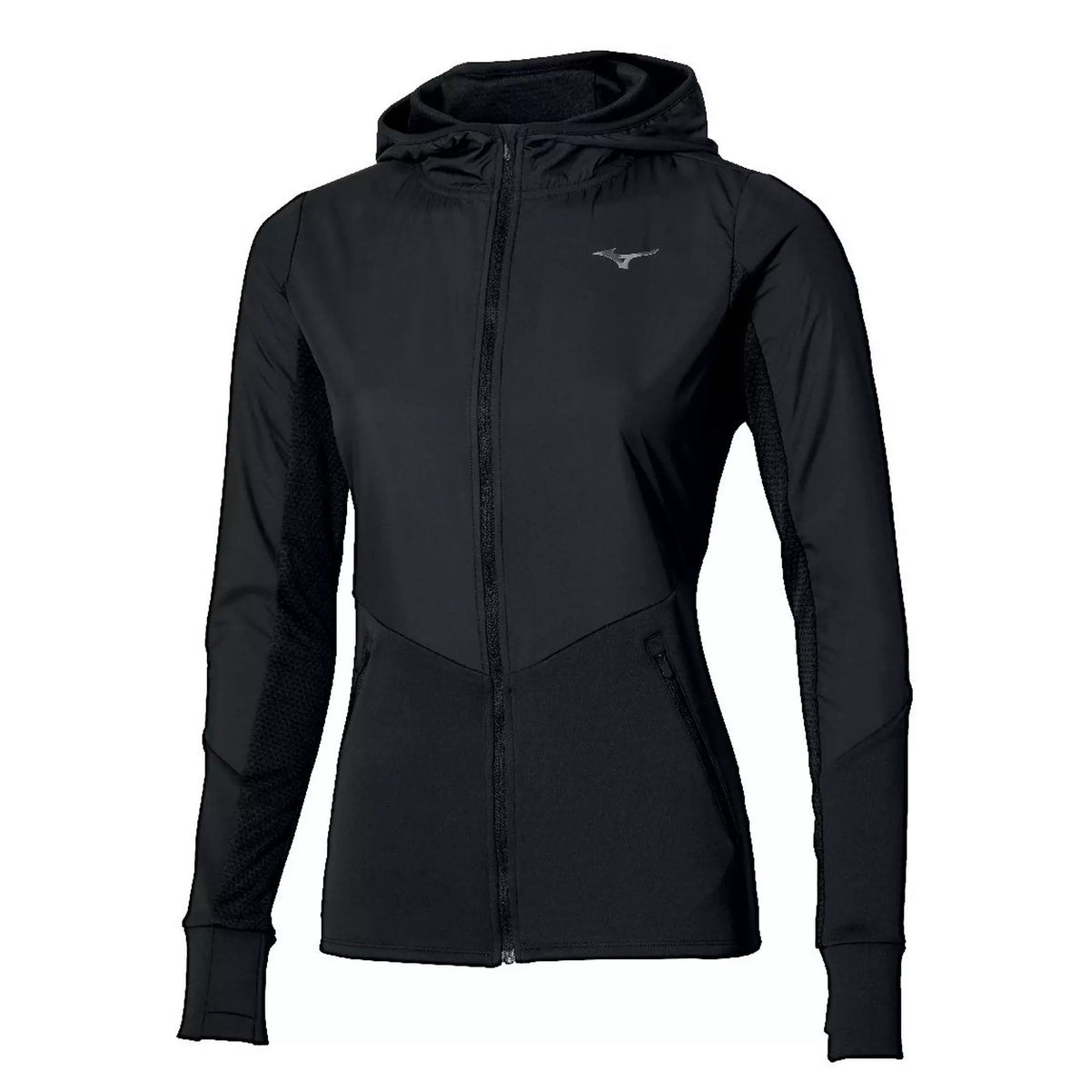 Mizuno Women's Warmalite Hybrid Full Zip Hooded Long Sleeve