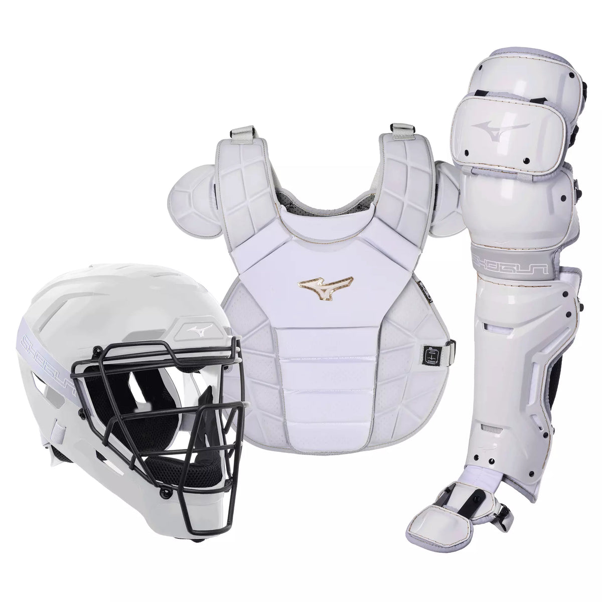 Mizuno SHOGUN Adult Baseball Catcher's Gear Set - SMALL