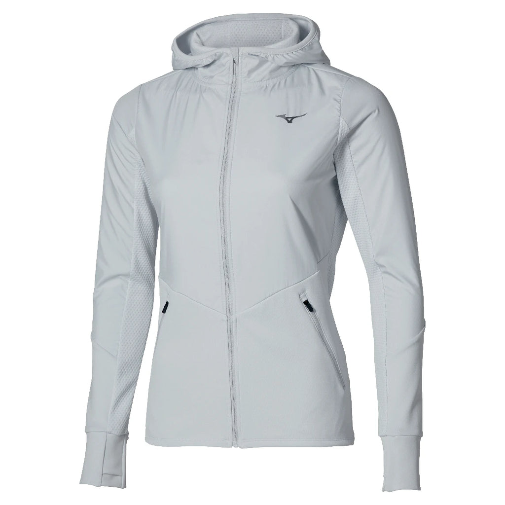 Mizuno Women's Warmalite Hybrid Full Zip Hooded Long Sleeve