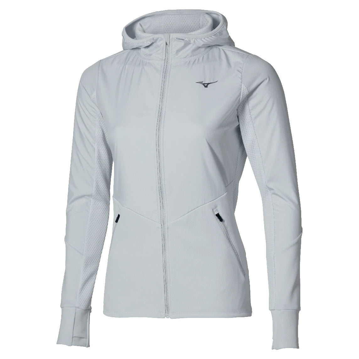 Mizuno Women's Warmalite Hybrid Full Zip Hooded Long Sleeve