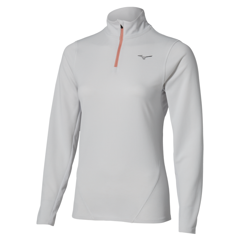 Mizuno Women's Tech Thermal Charge Breath Thermo Half Zip Long Sleeve Tee