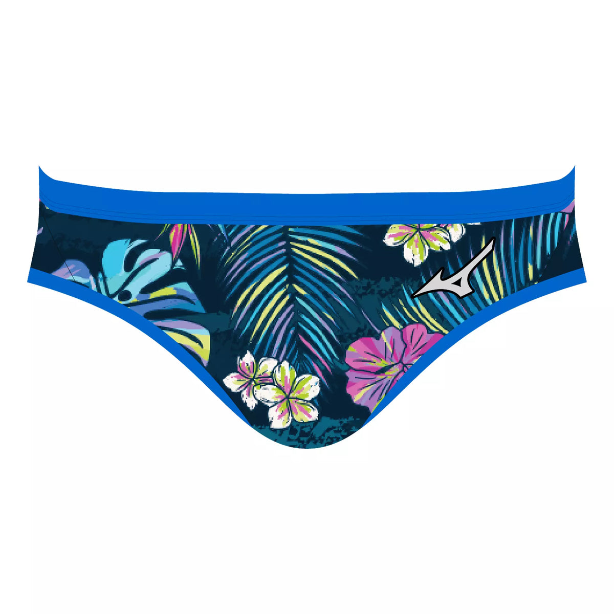 Mizuno Men's EXER Brief Swimsuit, Blue Mirage