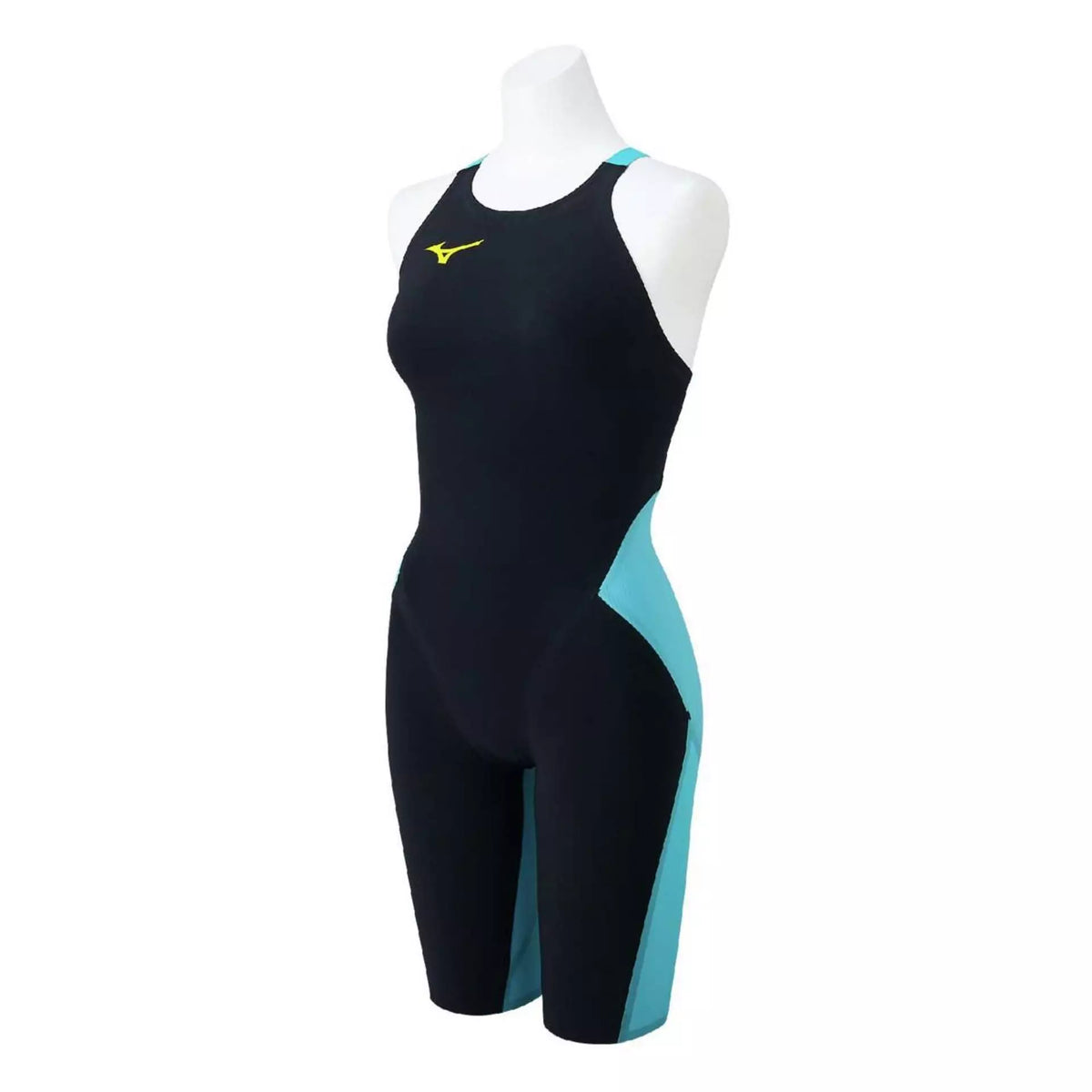 Mizuno Women's GX-Sonic 6 Emotional Techniques (ET) Technical Swimsuit, Black/Teal