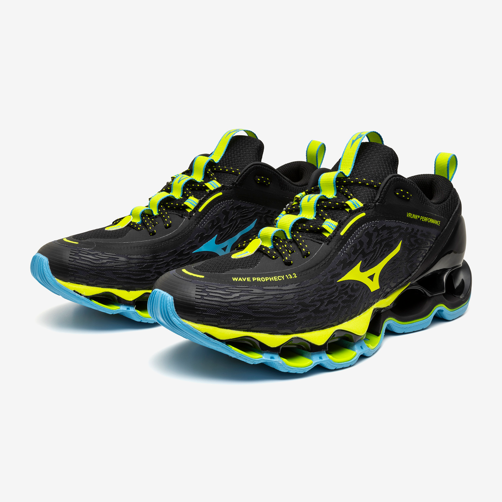 Mizuno Unisex Wave Prophecy 13.2 VRUNK Sportstyle Sneaker, Black-Swim Cap Running Shoes